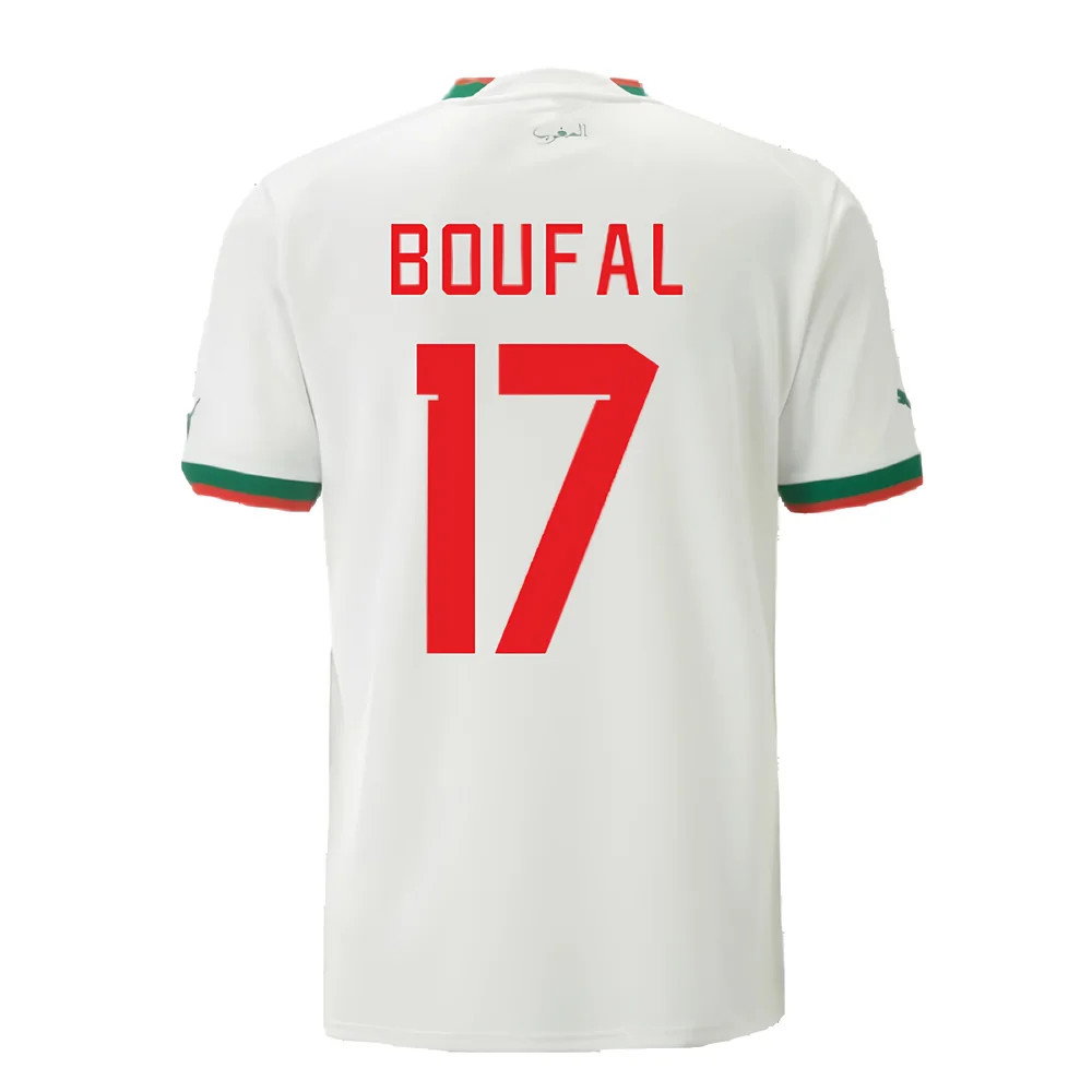 2022-2023 Morocco Away Shirt (BOUFAL 17)