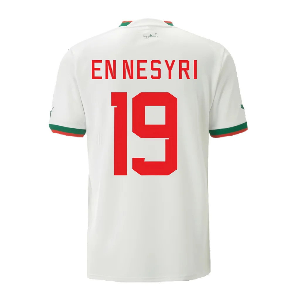 2022-2023 Morocco Away Shirt (EN NESYRI 19)