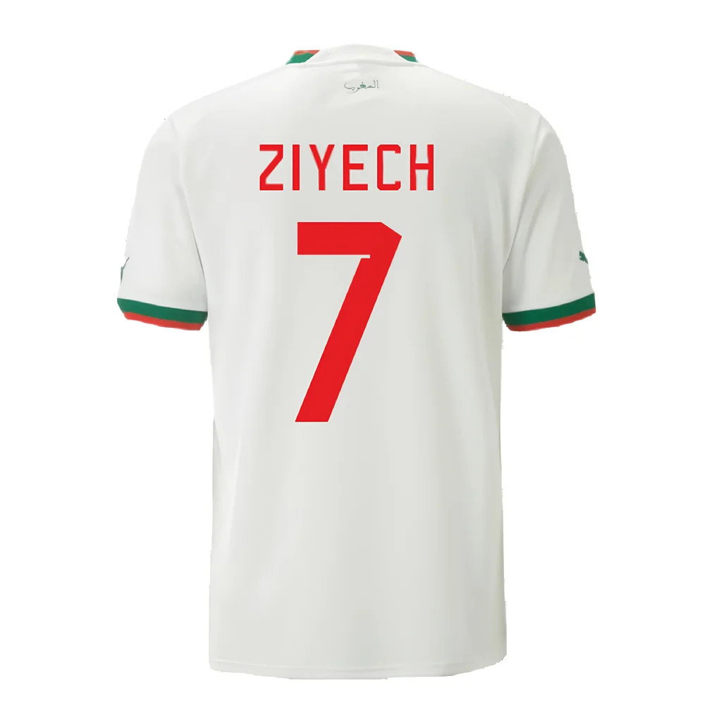 2022-2023 Morocco Away Shirt (ZIYECH 7)