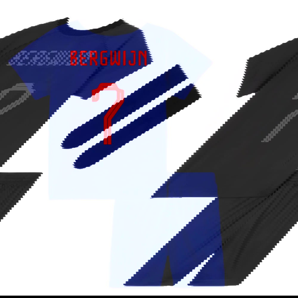 2022-2023 Netherlands Away Mini Kit (Bergwijn 7)