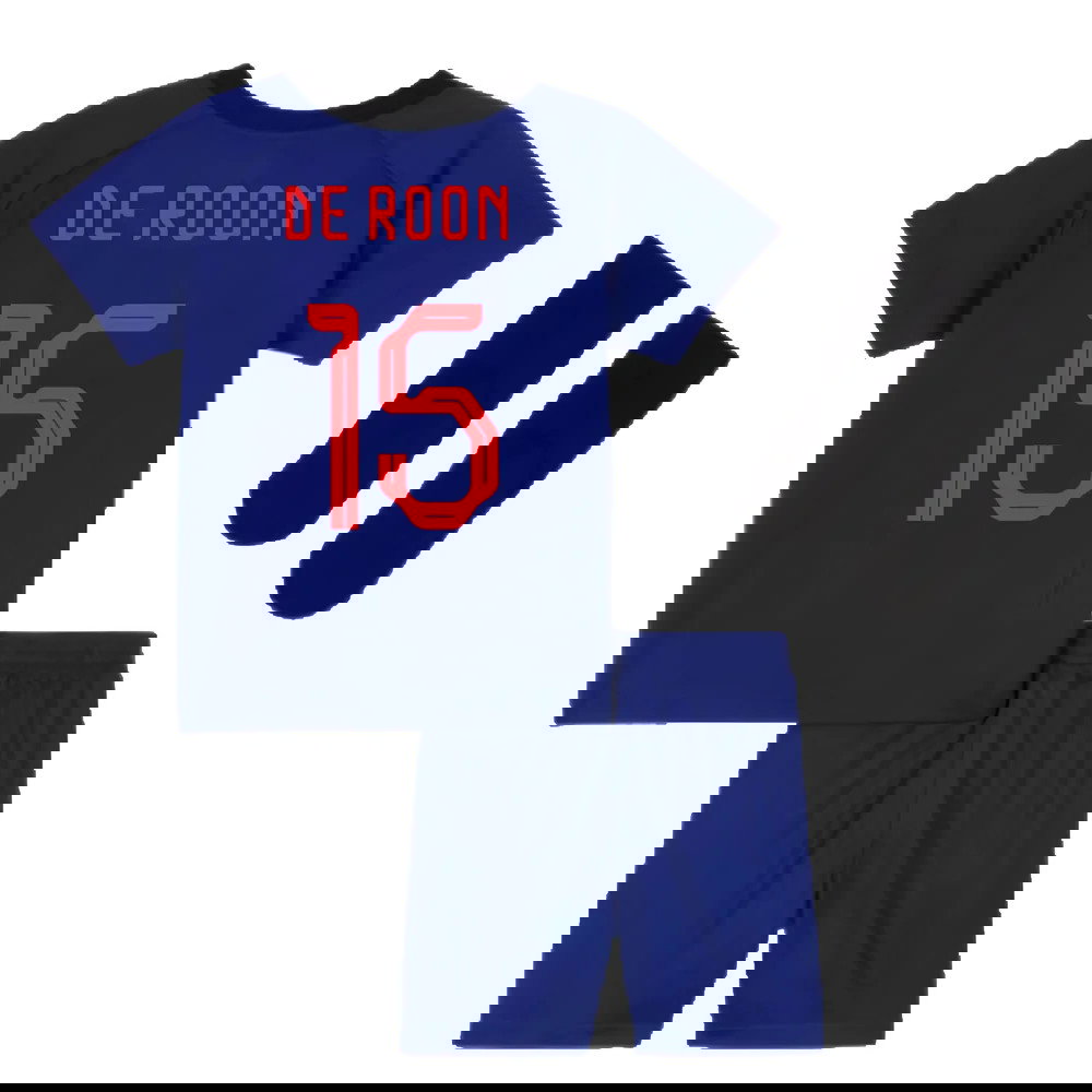 2022-2023 Netherlands Away Mini Kit (De Roon 15)