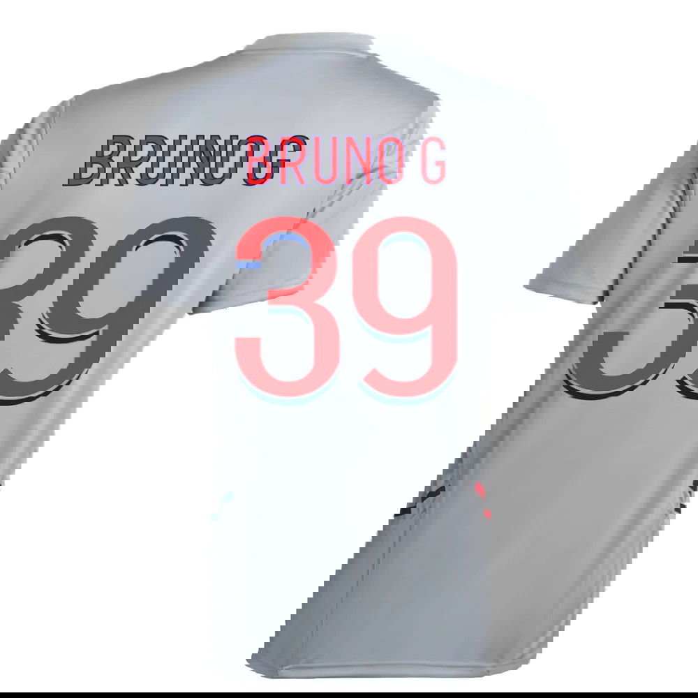 2022-2023 Olympique Lyon Training Jersey (Halo Silver) (BRUNO G 39)