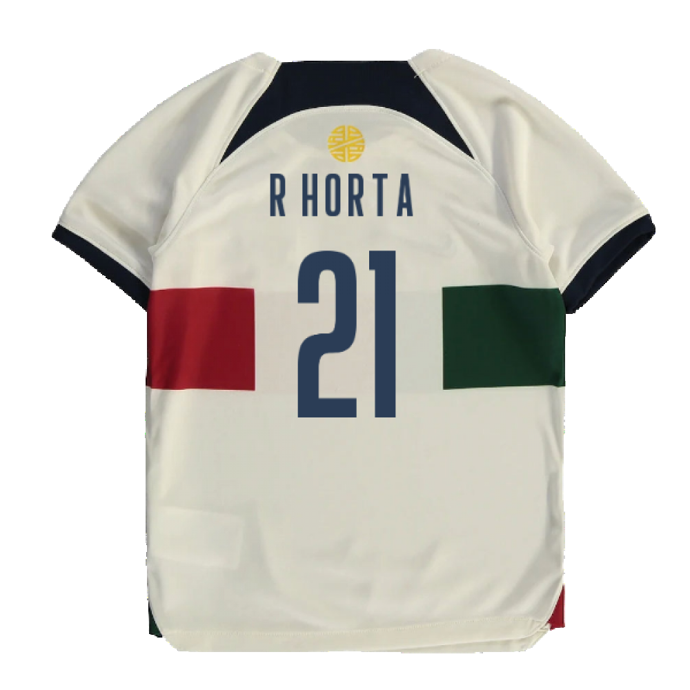 2022-2023 Portugal Away Little Boys Mini Kit (R Horta 21)