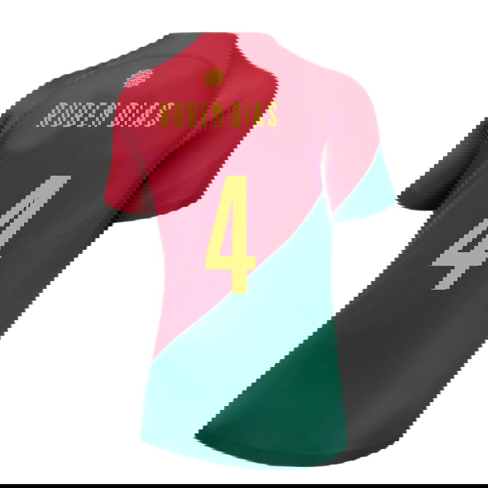 2022-2023 Portugal Home Shirt (Ladies) (Ruben Dias 4)
