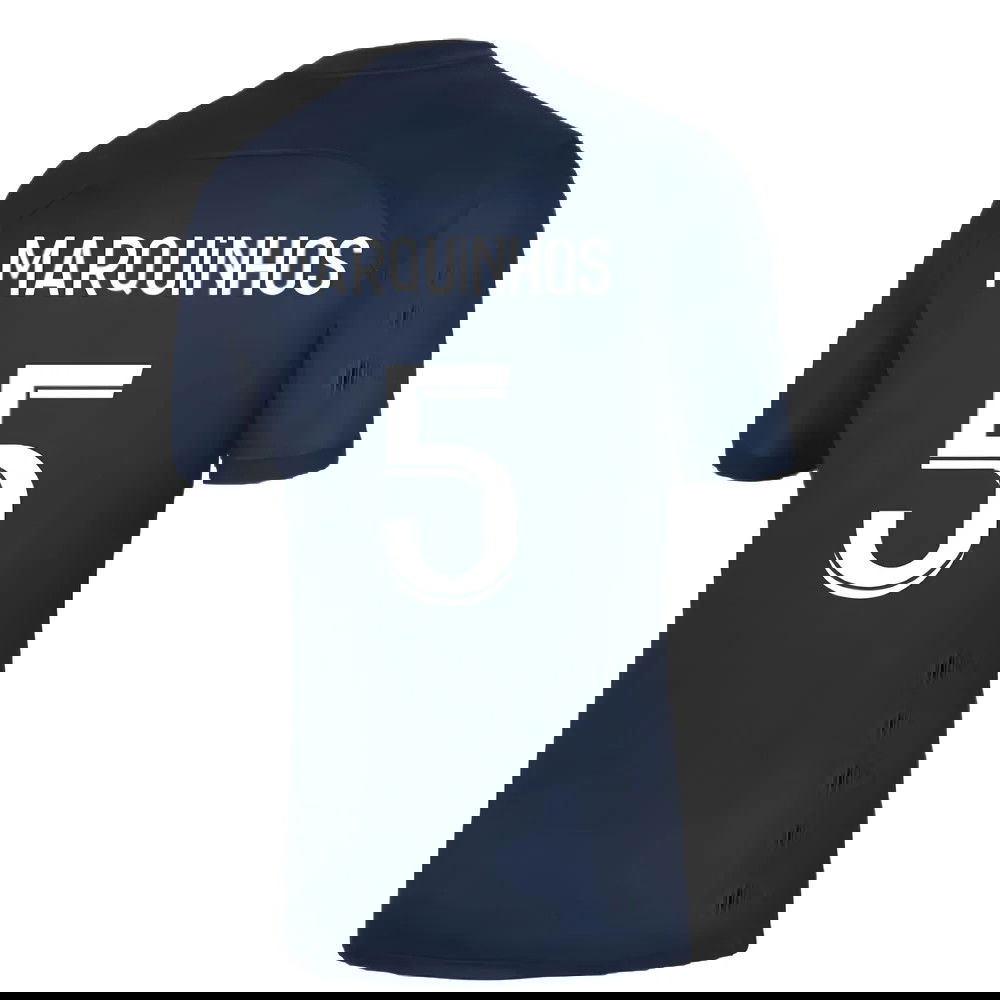 2022-2023 PSG Home Shirt (no sponsor) (MARQUINHOS 5)