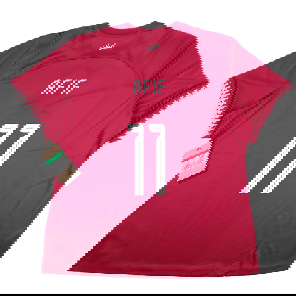 2022-2023 Qatar Home Shirt (Ladies) (Afif 11)