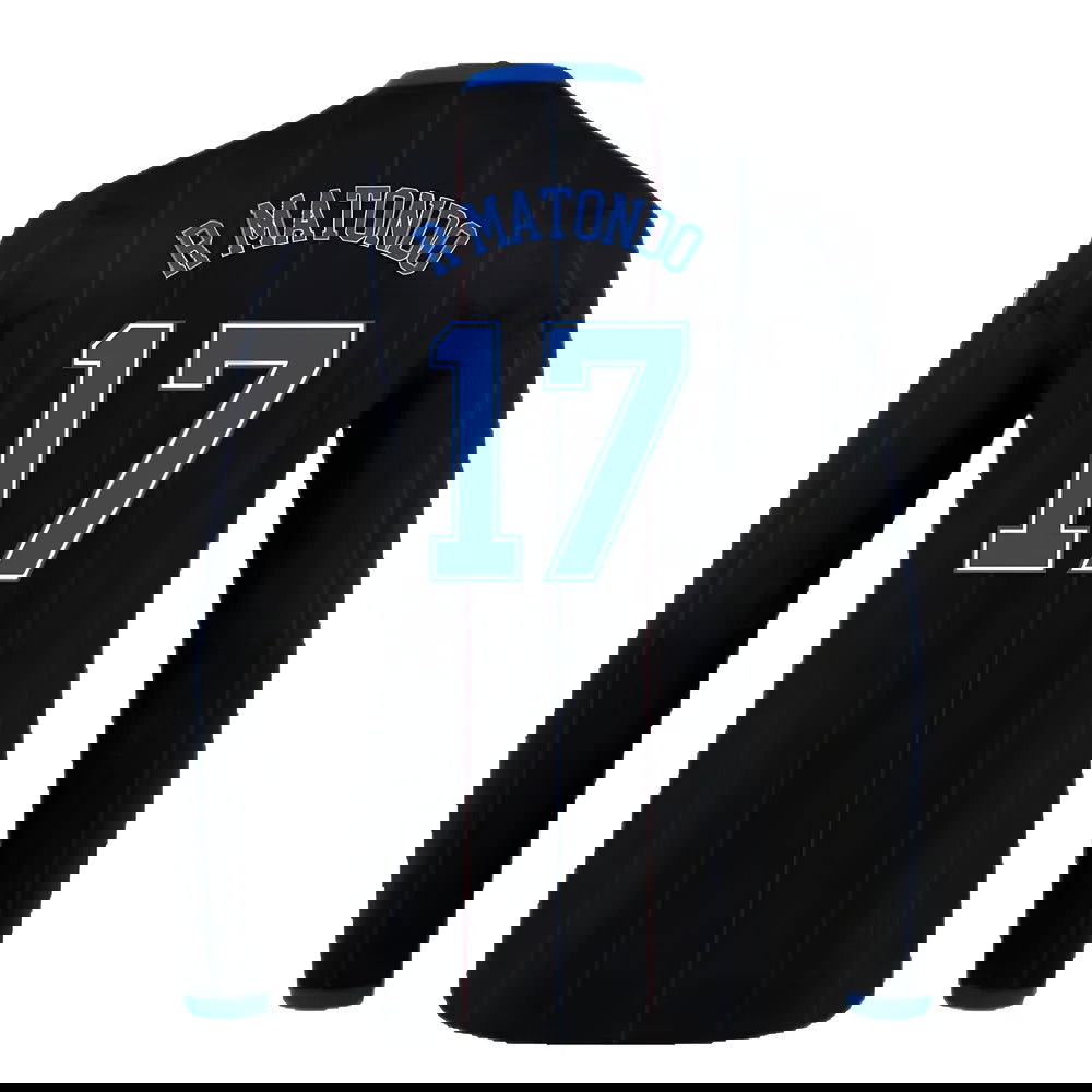 2022-2023 Rangers Fourth Long Sleeve Shirt (R MATONDO 17)