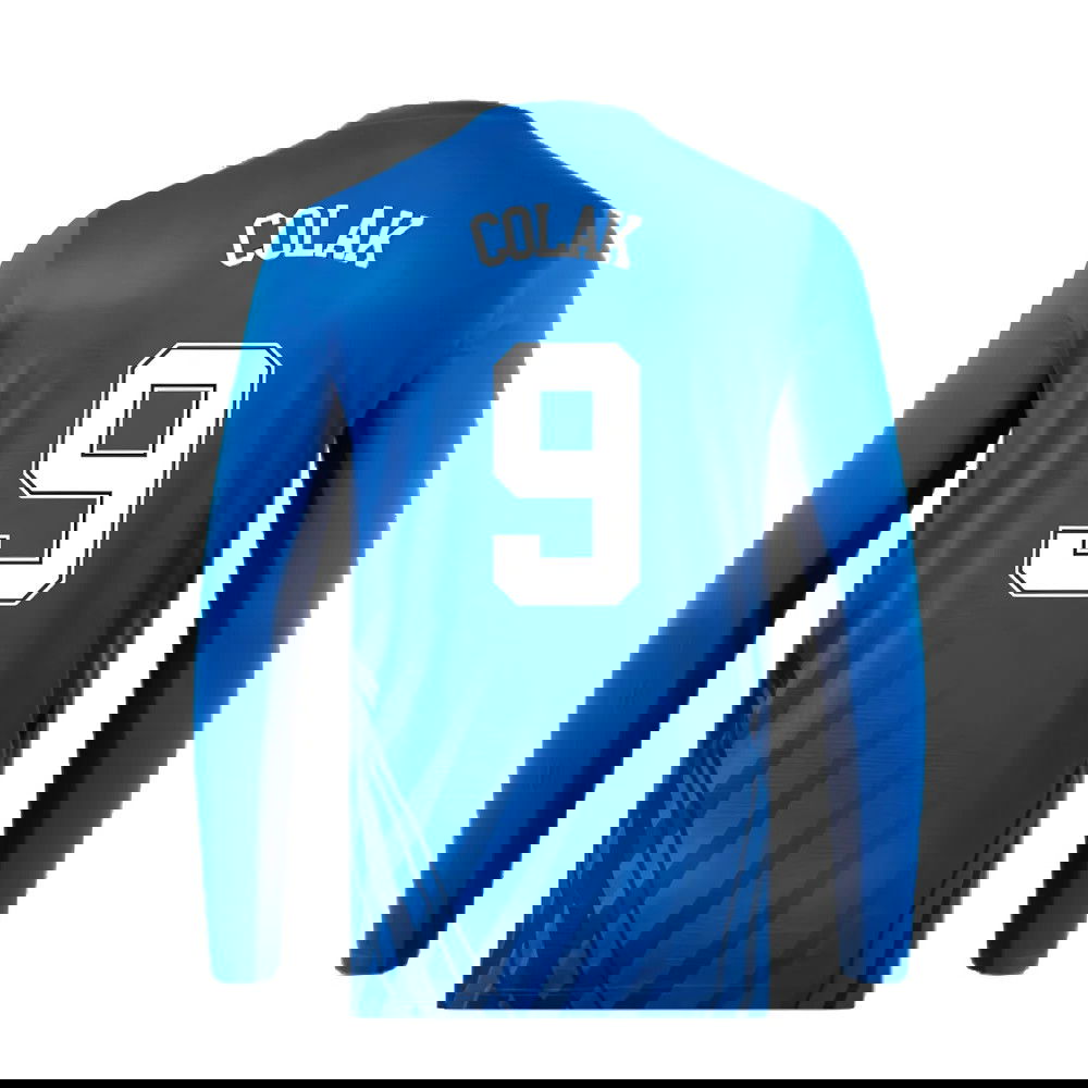 2022-2023 Rangers Long Sleeve Training Tee (Blue) (COLAK 9)