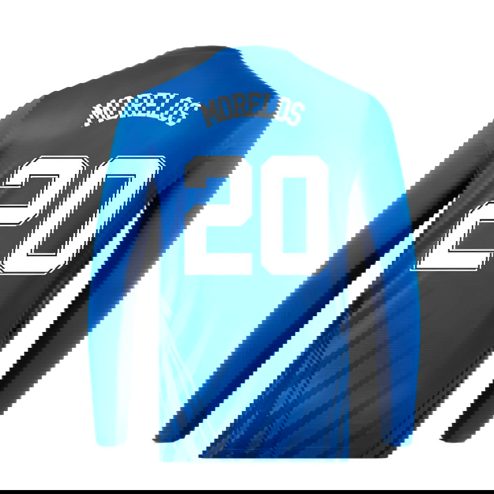 2022-2023 Rangers Long Sleeve Training Tee (Blue) (MORELOS 20)