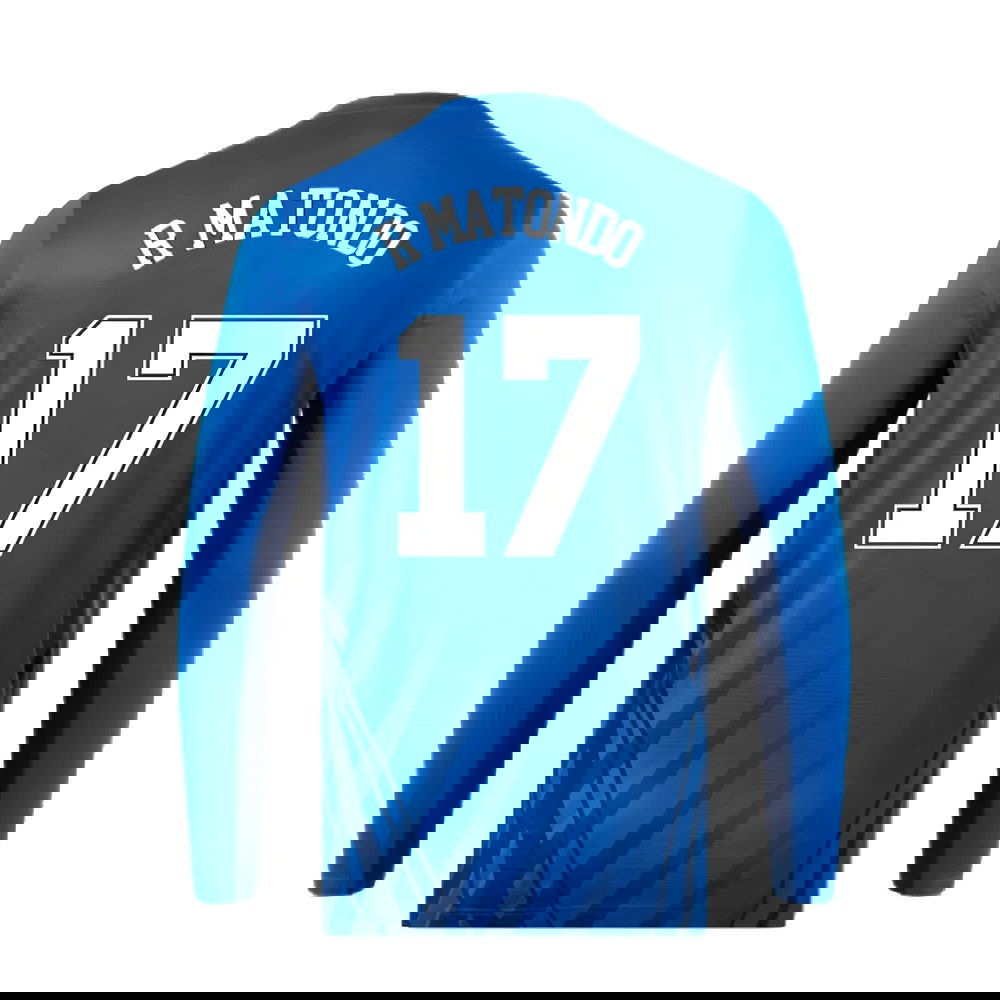 2022-2023 Rangers Long Sleeve Training Tee (Blue) (R MATONDO 17)