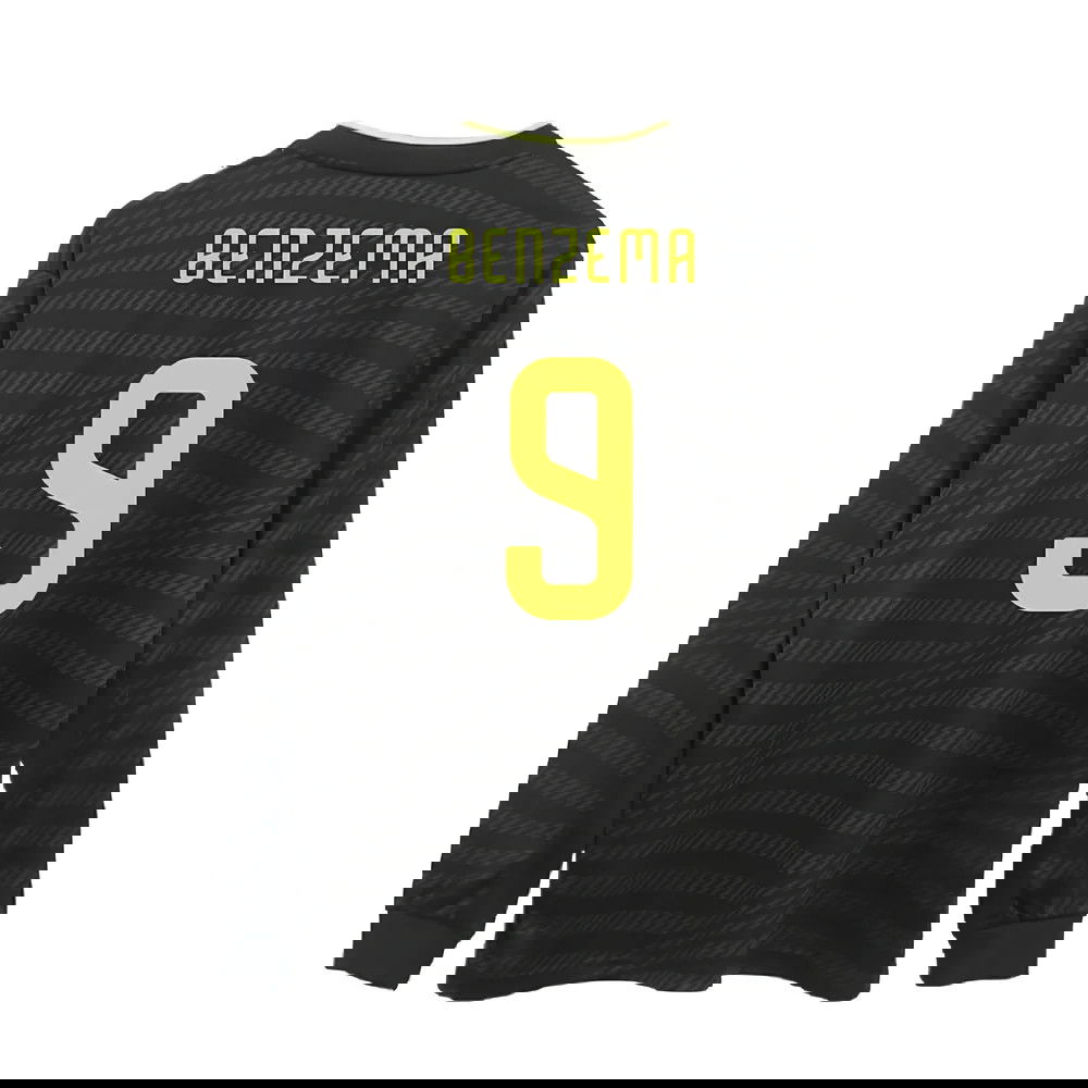 2022-2023 Real Madrid Authentic Long Sleeve Third Shirt (BENZEMA 9)