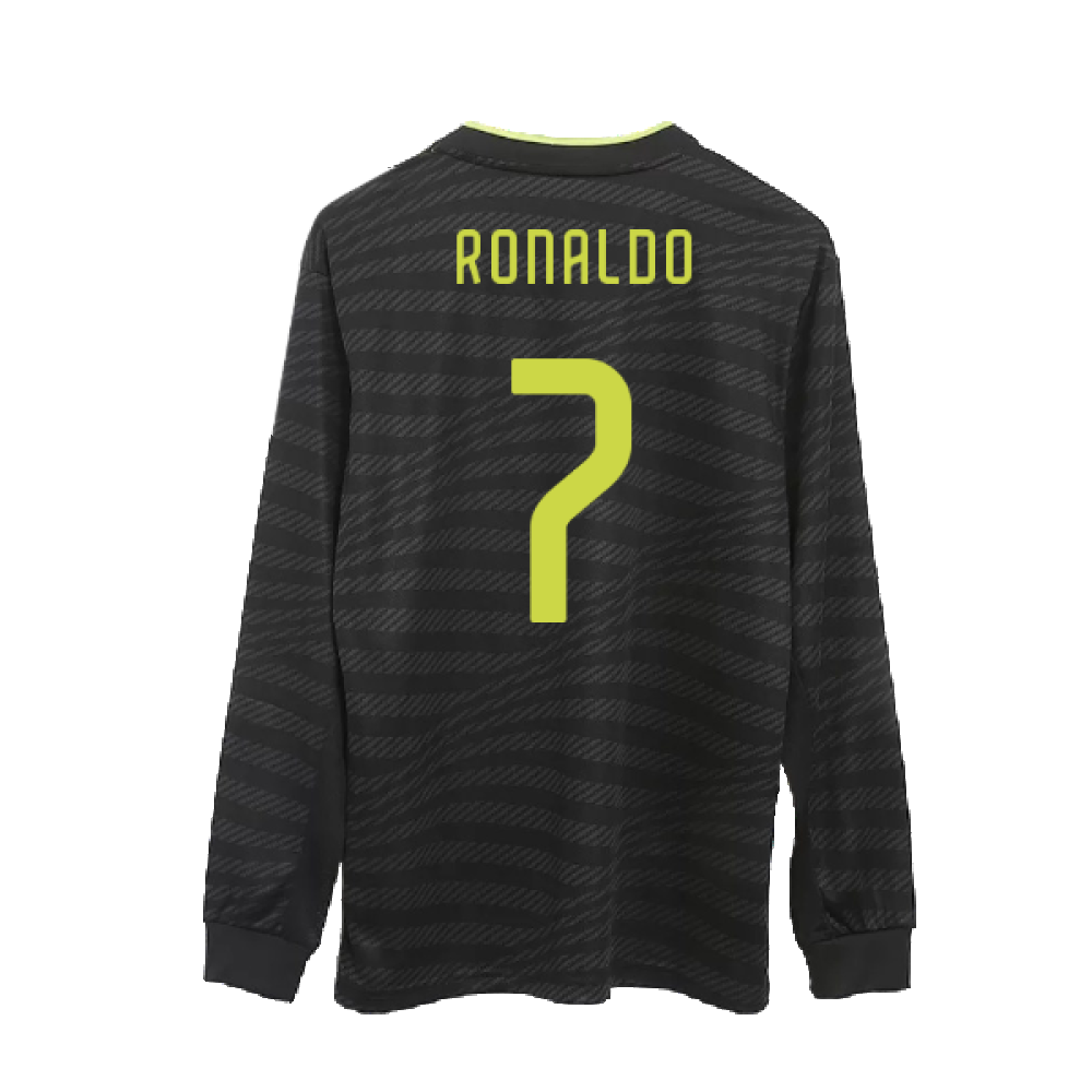 2022-2023 Real Madrid Authentic Long Sleeve Third Shirt (RONALDO 7)