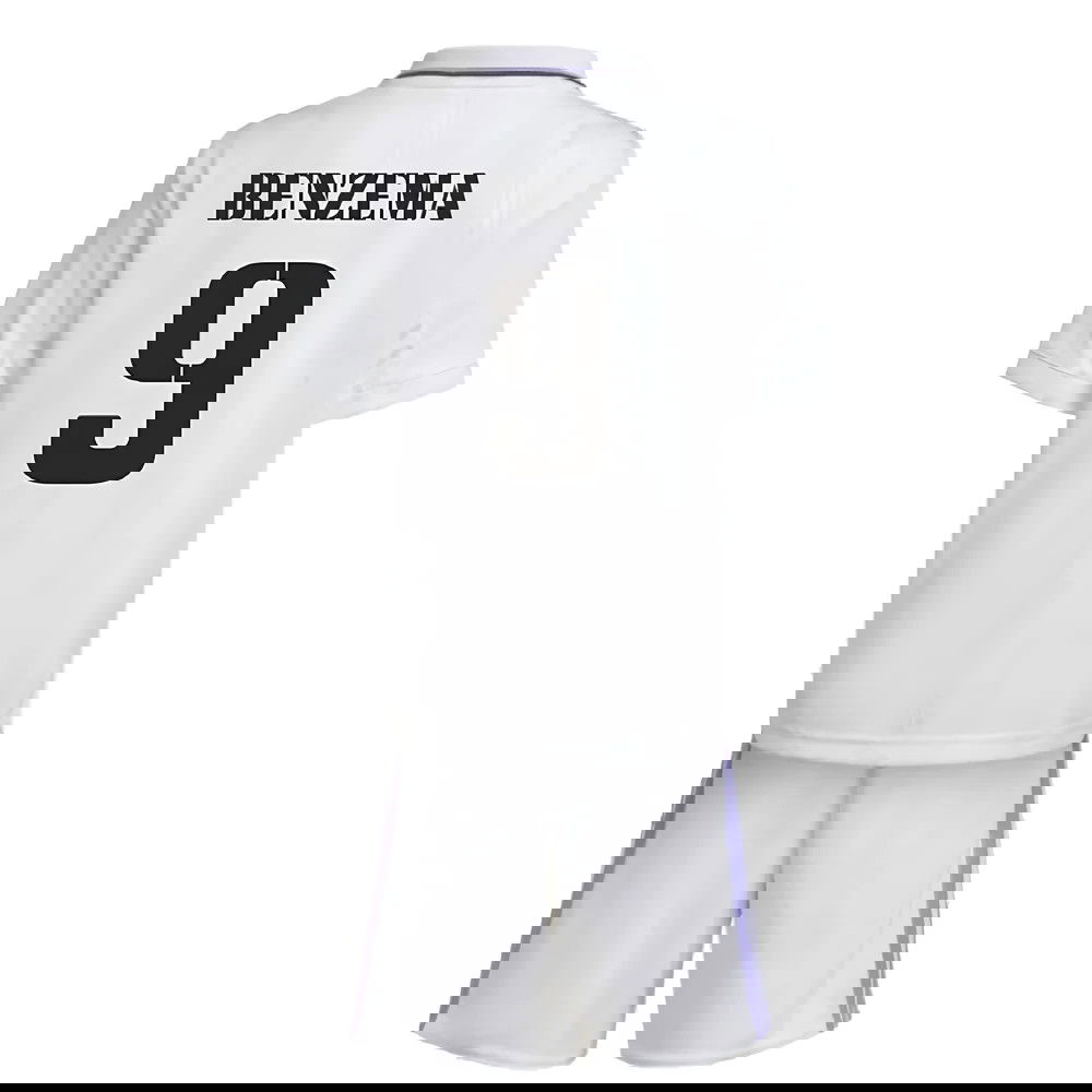 2022-2023 Real Madrid Home Mini Kit (BENZEMA 9)
