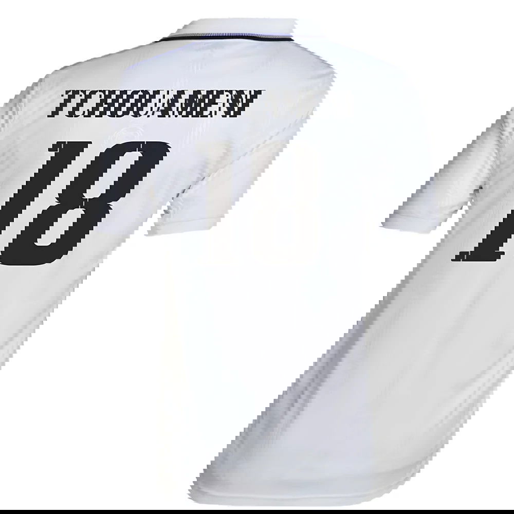 2022-2023 Real Madrid Home Shirt (TCHOUAMENI 18)