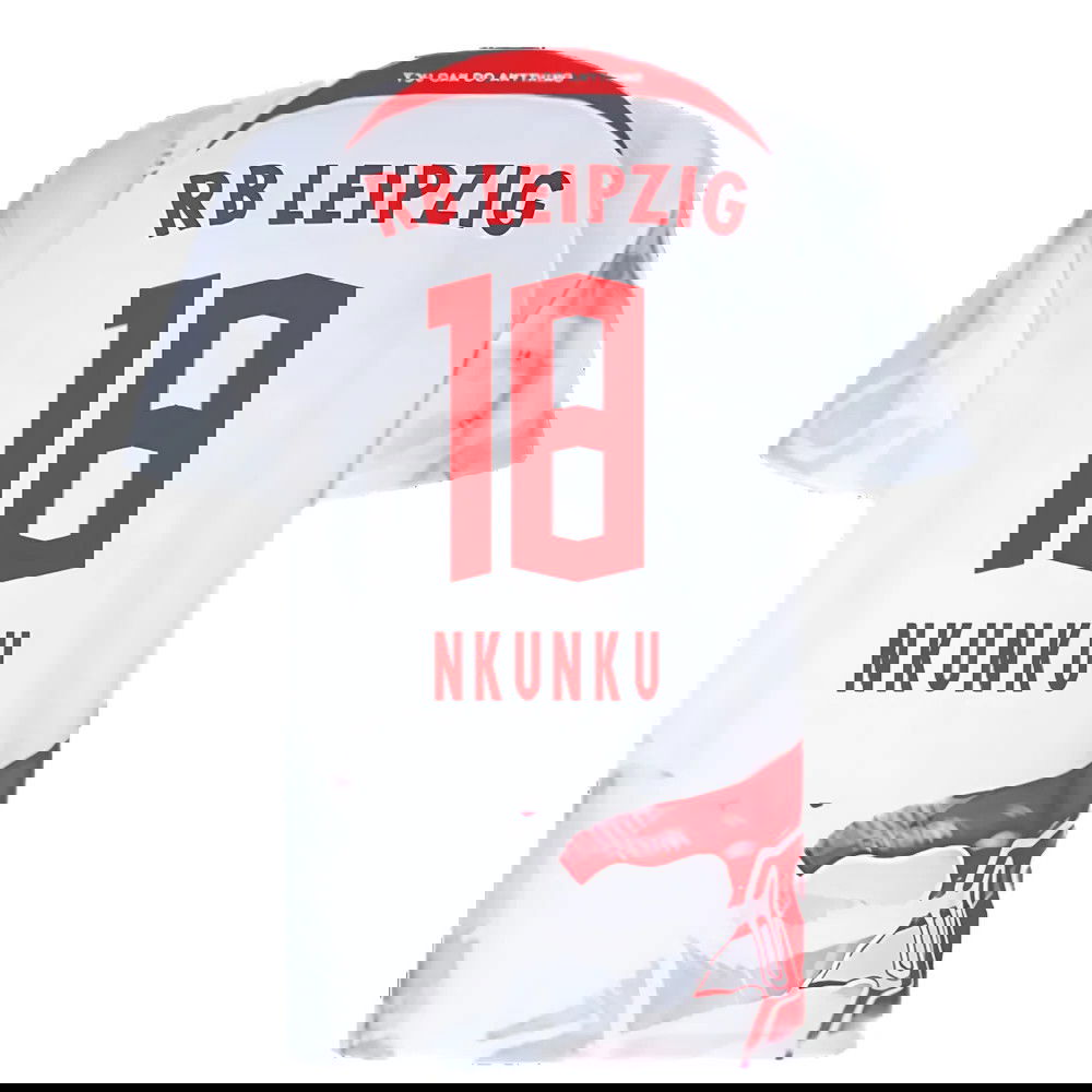2022-2023 Red Bull Leipzig Home Shirt (White) (NKUNKU 18)