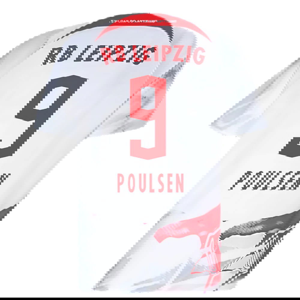 2022-2023 Red Bull Leipzig Home Shirt (White) (POULSEN 9)