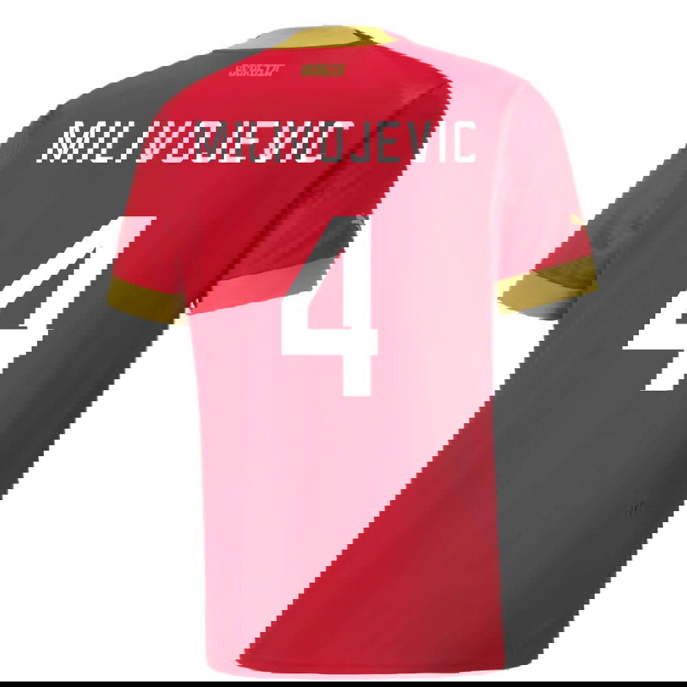 2022-2023 Serbia Home Shirt (MILIVOJEVIC 4)