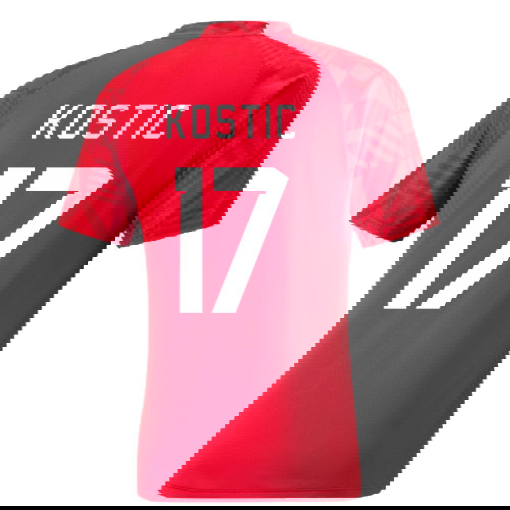 2022-2023 Serbia Pre-Match Jersey (Red) (KOSTIC 17)