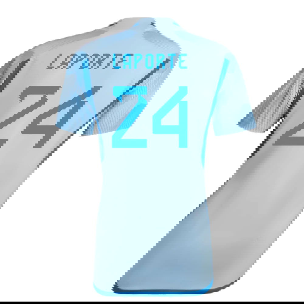 2022-2023 Spain Away Shirt (Laporte 24)