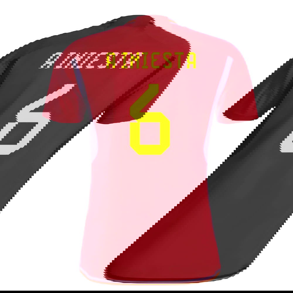 2022-2023 Spain Home Shirt (A INIESTA 6)