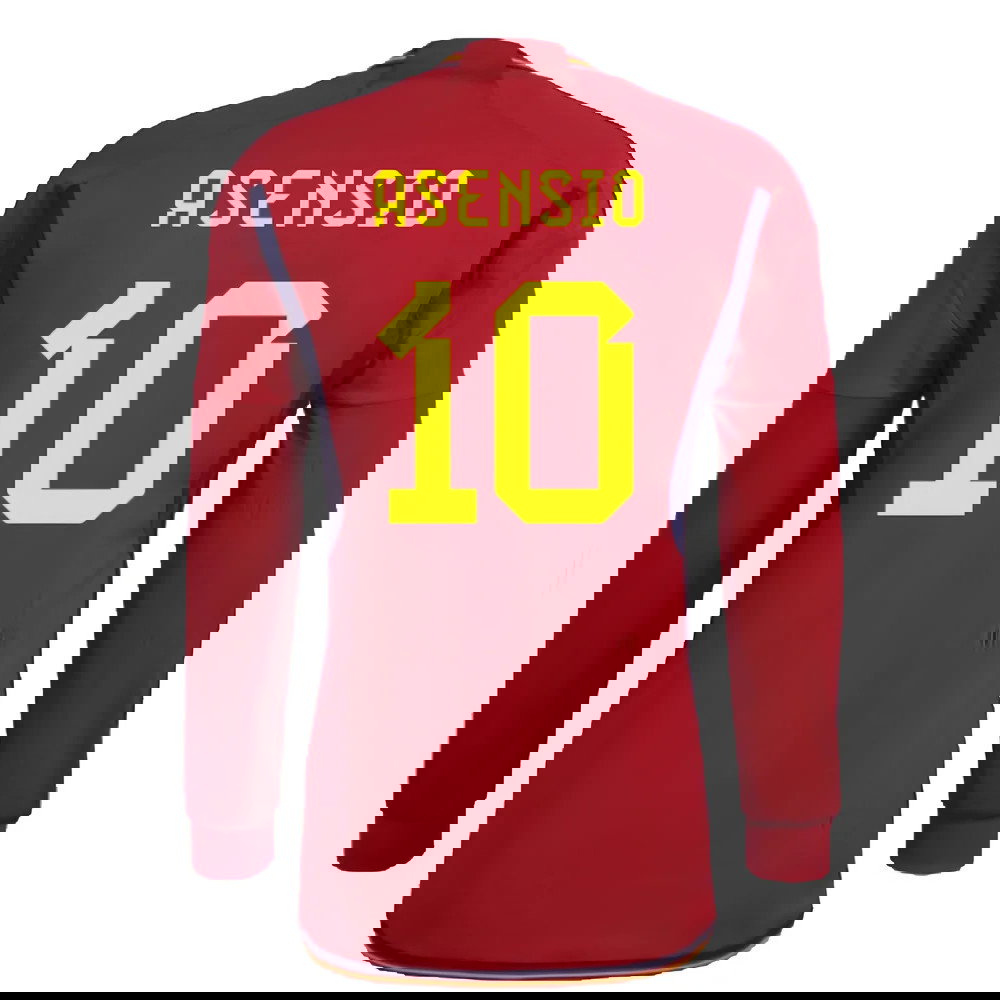 2022-2023 Spain Long Sleeve Home Shirt (ASENSIO 10)