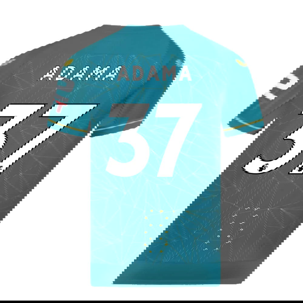 2022-2023 Wolves Away Pro Jersey (ADAMA 37)