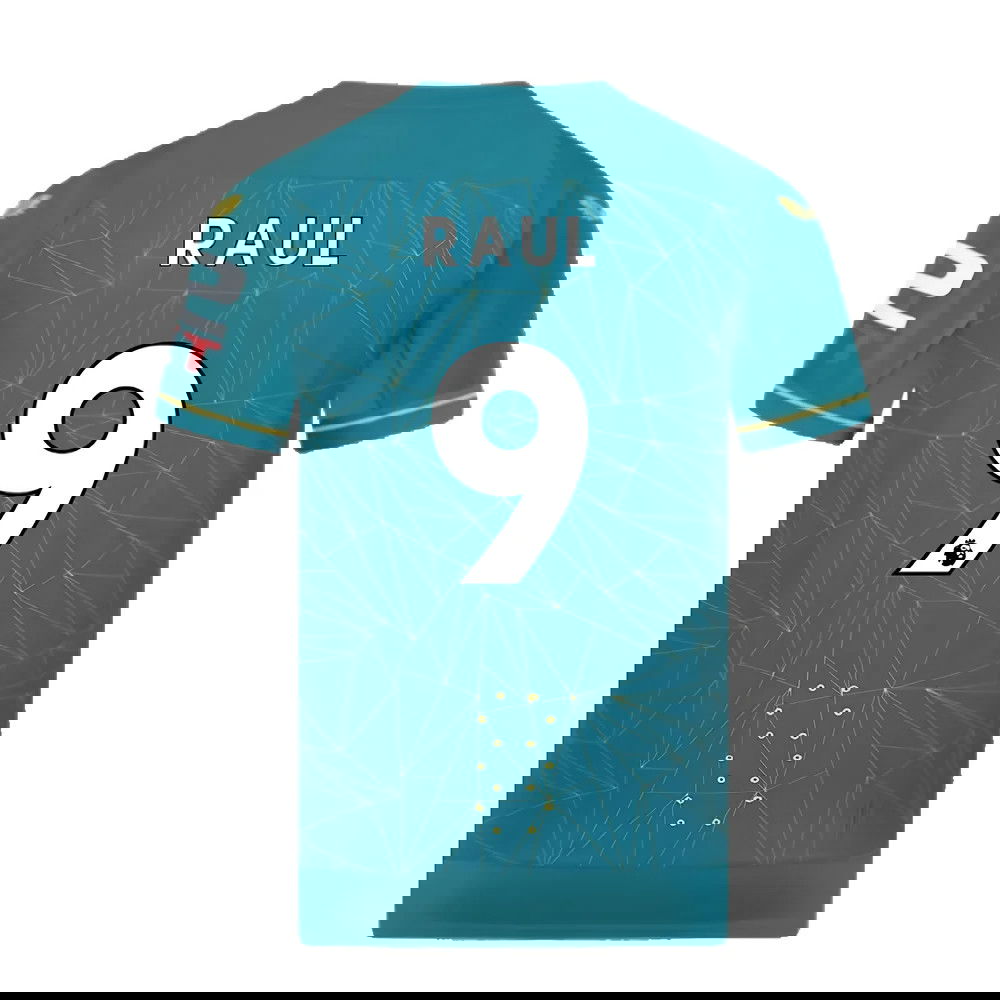 2022-2023 Wolves Away Pro Jersey (RAUL 9)