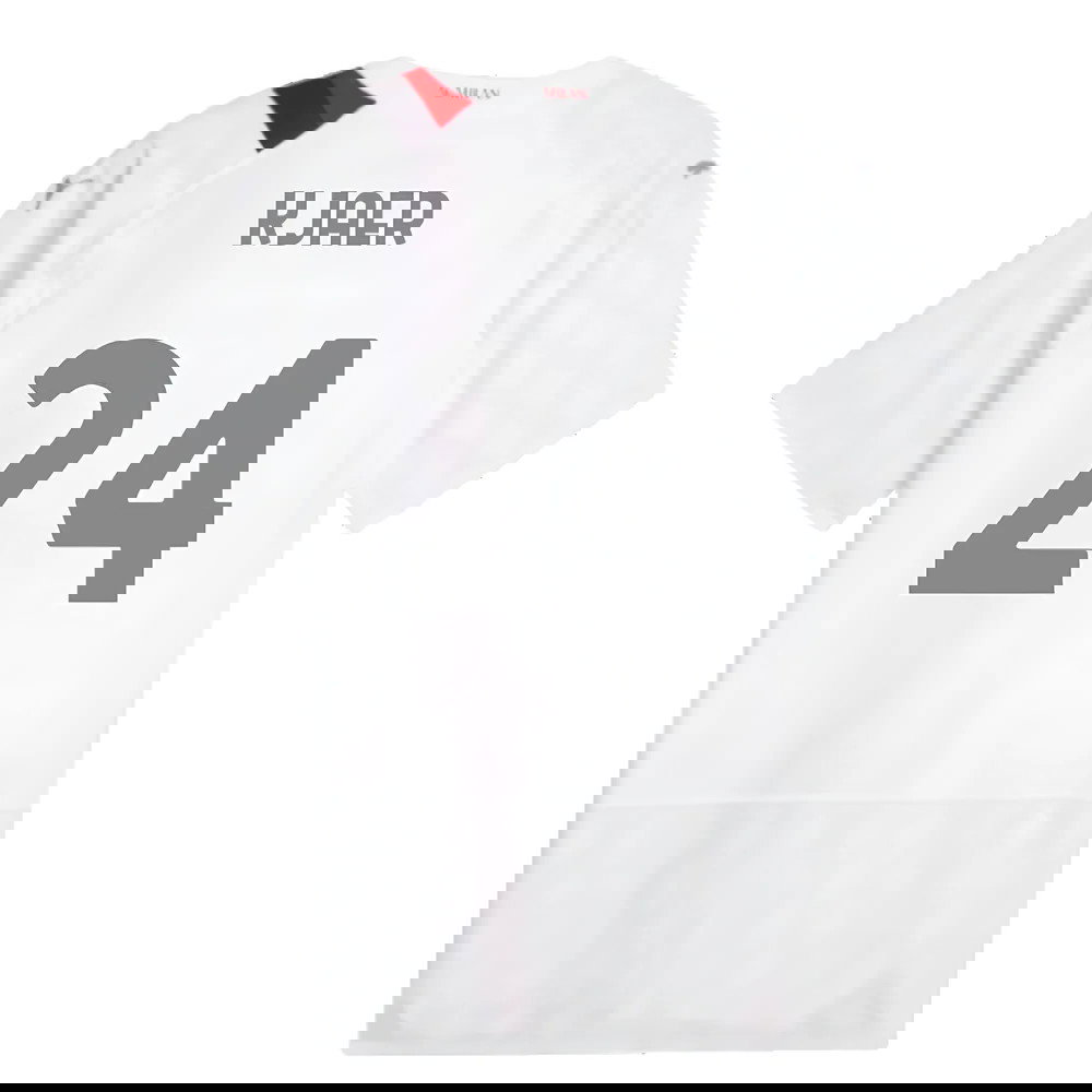 2023-2024 AC Milan Away Authentic Shirt (Kjaer 24)