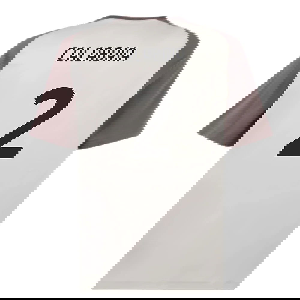 2023-2024 AC Milan Casuals Tee (Light Grey) (Calabria 2)