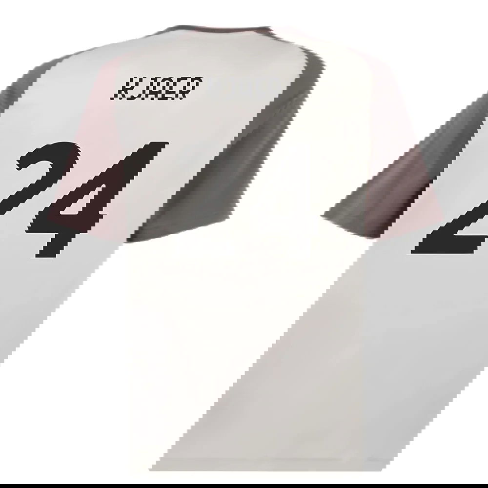 2023-2024 AC Milan Casuals Tee (Light Grey) (Kjaer 24)