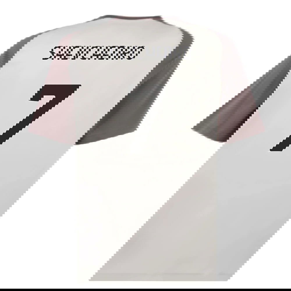 2023-2024 AC Milan Casuals Tee (Light Grey) (Shevchenko 7)