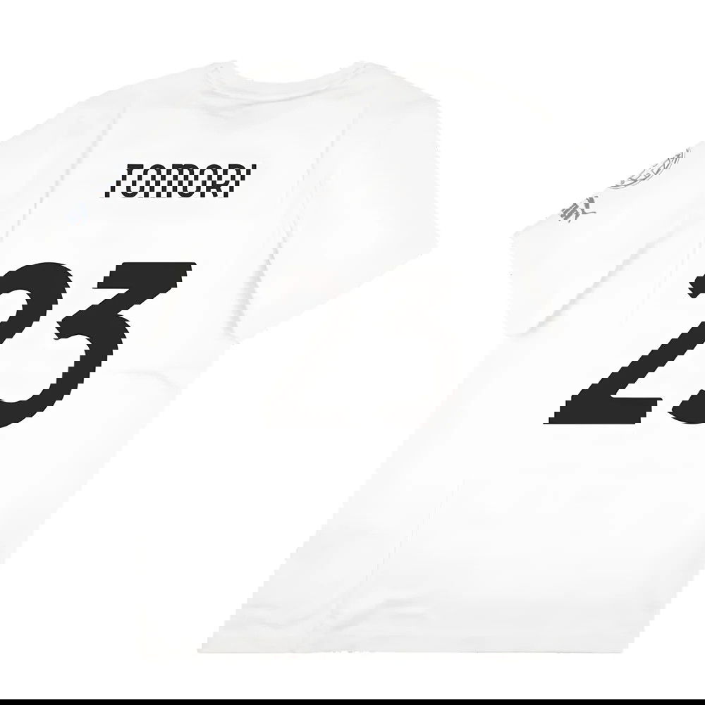 2023-2024 AC Milan FtblCore Graphic Tee (Grey) (Tomori 23)