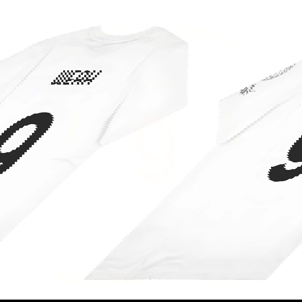 2023-2024 AC Milan FtblCore Graphic Tee (Grey) (Weah 9)