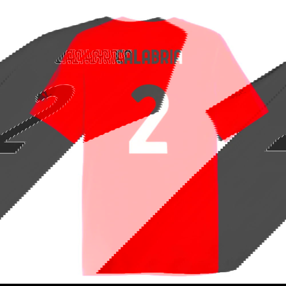 2023-2024 AC Milan FtblCore Graphic Tee (Red) (Calabria 2)