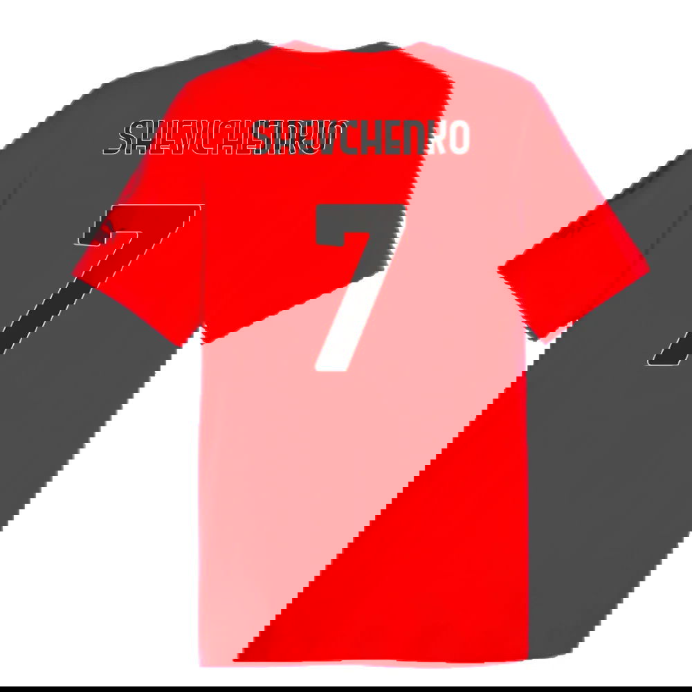 2023-2024 AC Milan FtblCore Graphic Tee (Red) (Shevchenko 7)