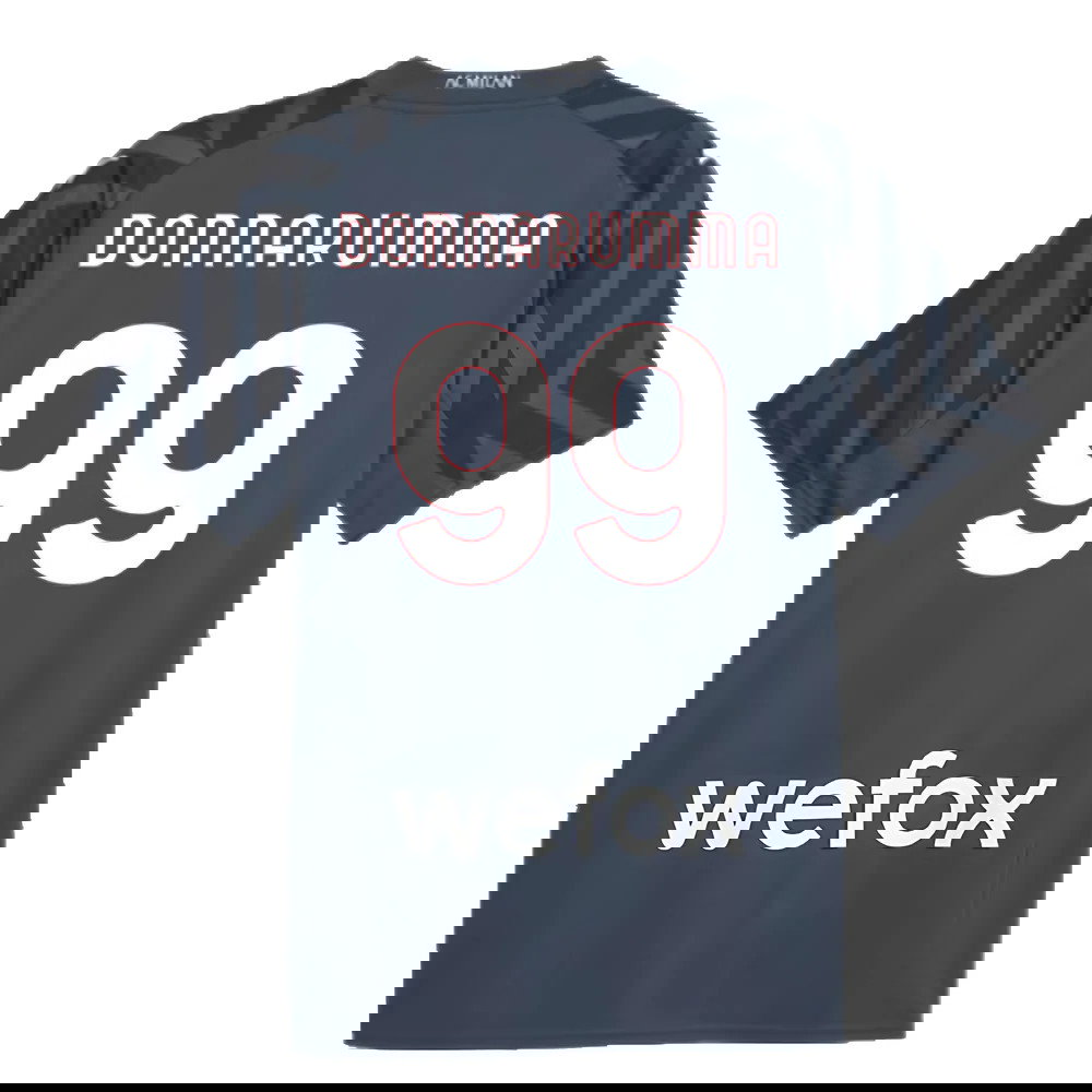 2023-2024 AC Milan Goalkeeper Home Shirt (Dark Night) (DONNARUMMA 99)