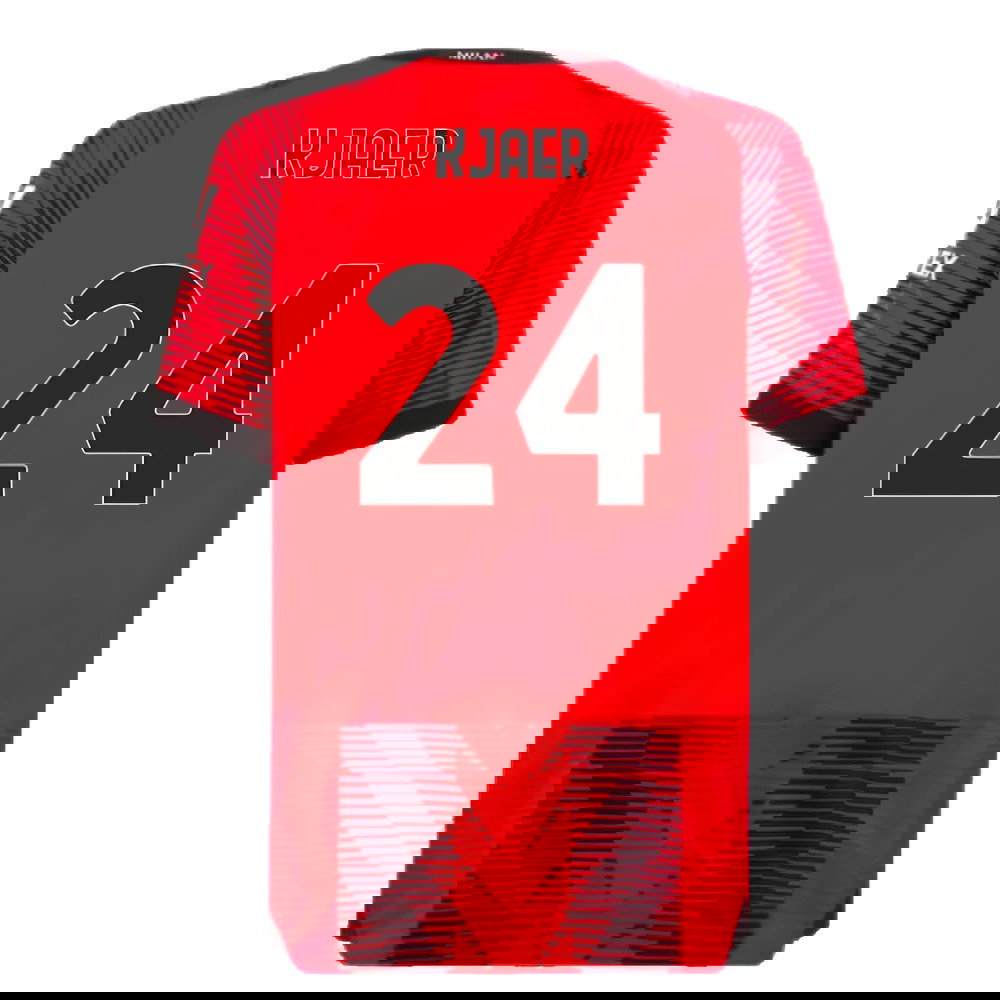 2023-2024 AC Milan Home Authentic Shirt (Kjaer 24)