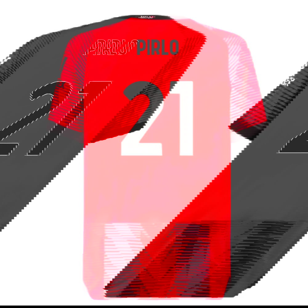 2023-2024 AC Milan Home Authentic Shirt (Pirlo 21)