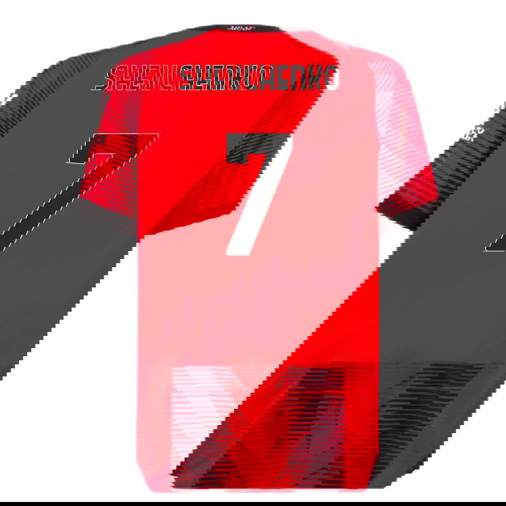 2023-2024 AC Milan Home Authentic Shirt (Shevchenko 7)
