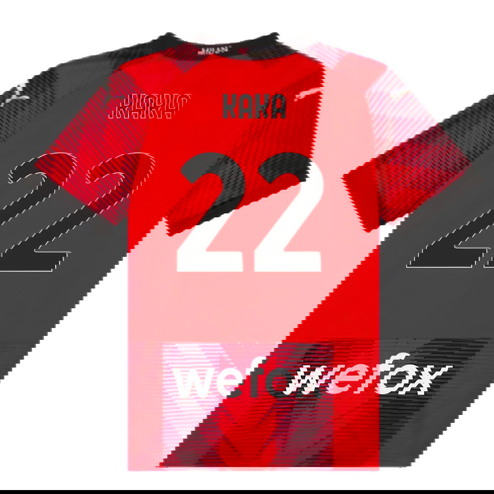 2023-2024 AC Milan Home Shirt (Kids) (Kaka 22)