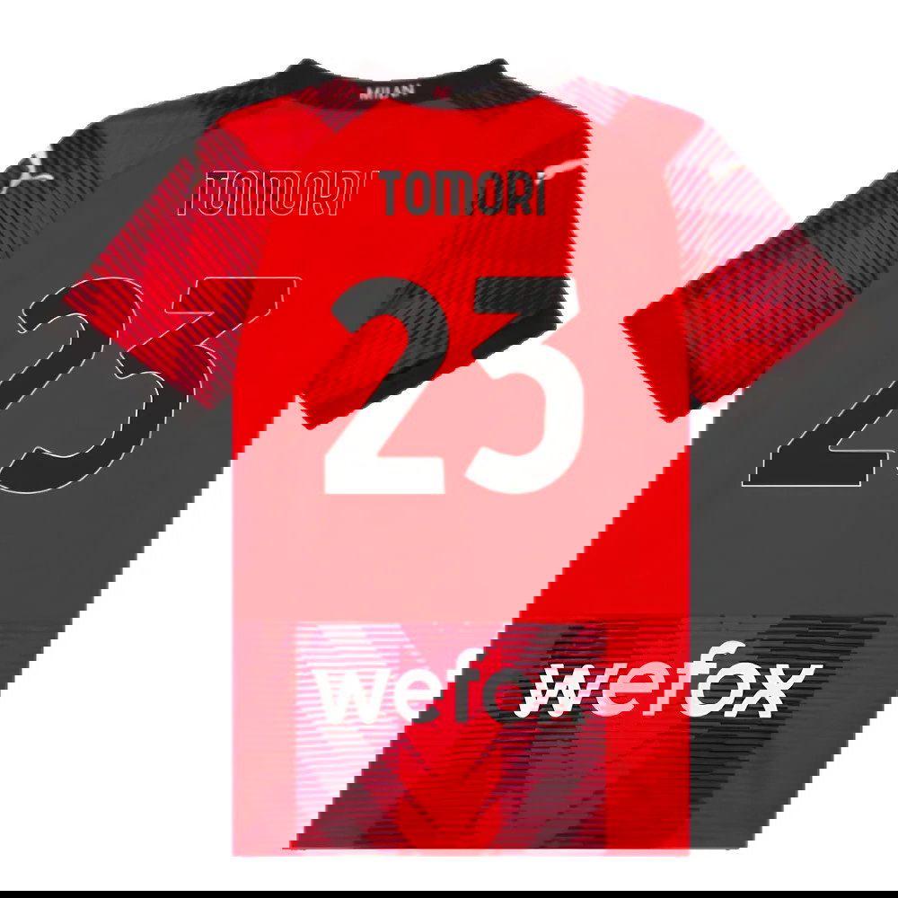 2023-2024 AC Milan Home Shirt (Kids) (Tomori 23)