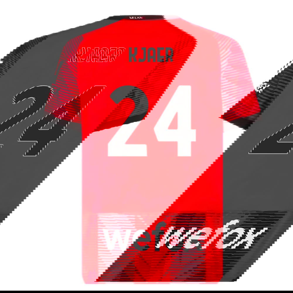 2023-2024 AC Milan Home Shirt (Kjaer 24)