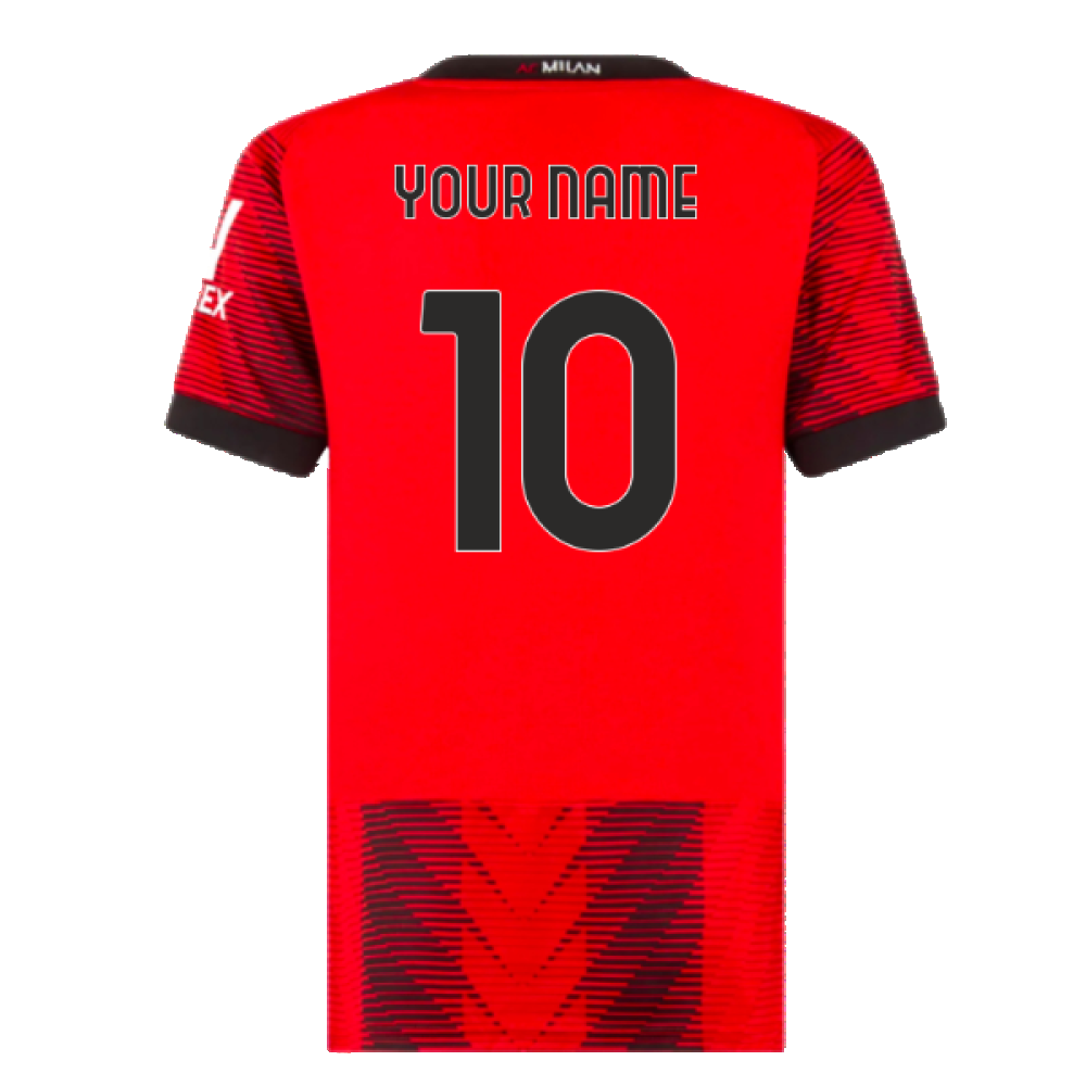 2023-2024 AC Milan Home Shirt (Ladies) (Your Name)