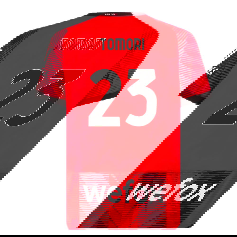 2023-2024 AC Milan Home Shirt (Tomori 23)