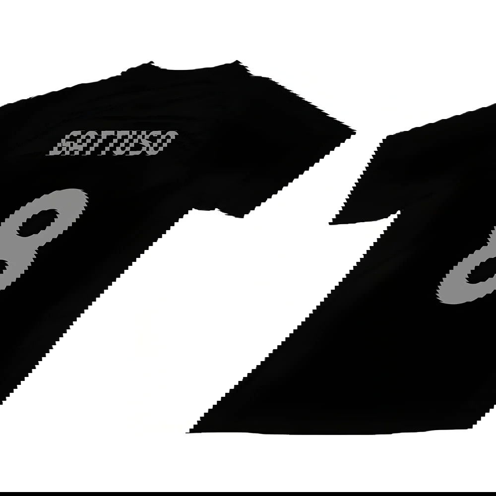 2023-2024 AC Milan Pre-Match Jersey (Black) (Gattuso 8)