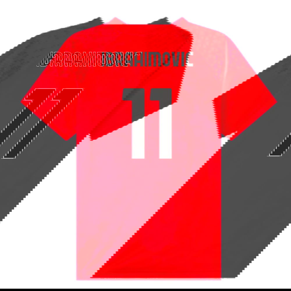 2023-2024 AC Milan Training Jersey (Red) - Kids (Ibrahimovic 11)