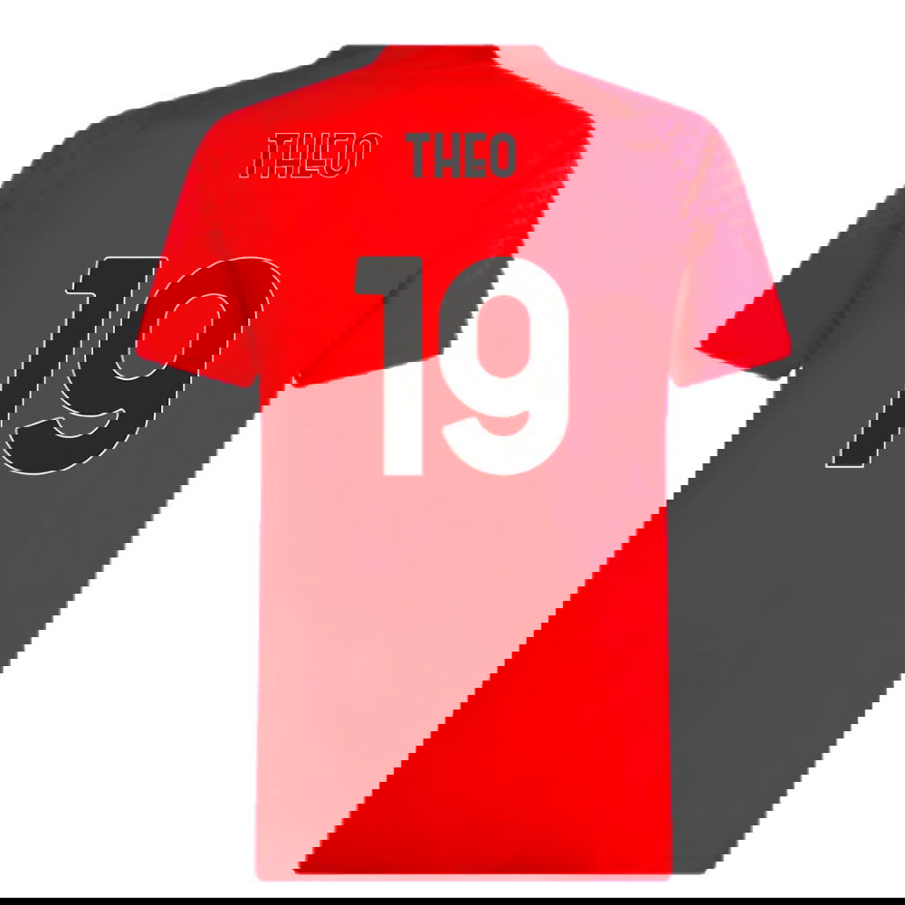 2023-2024 AC Milan Training Jersey (Red) (Theo 19)