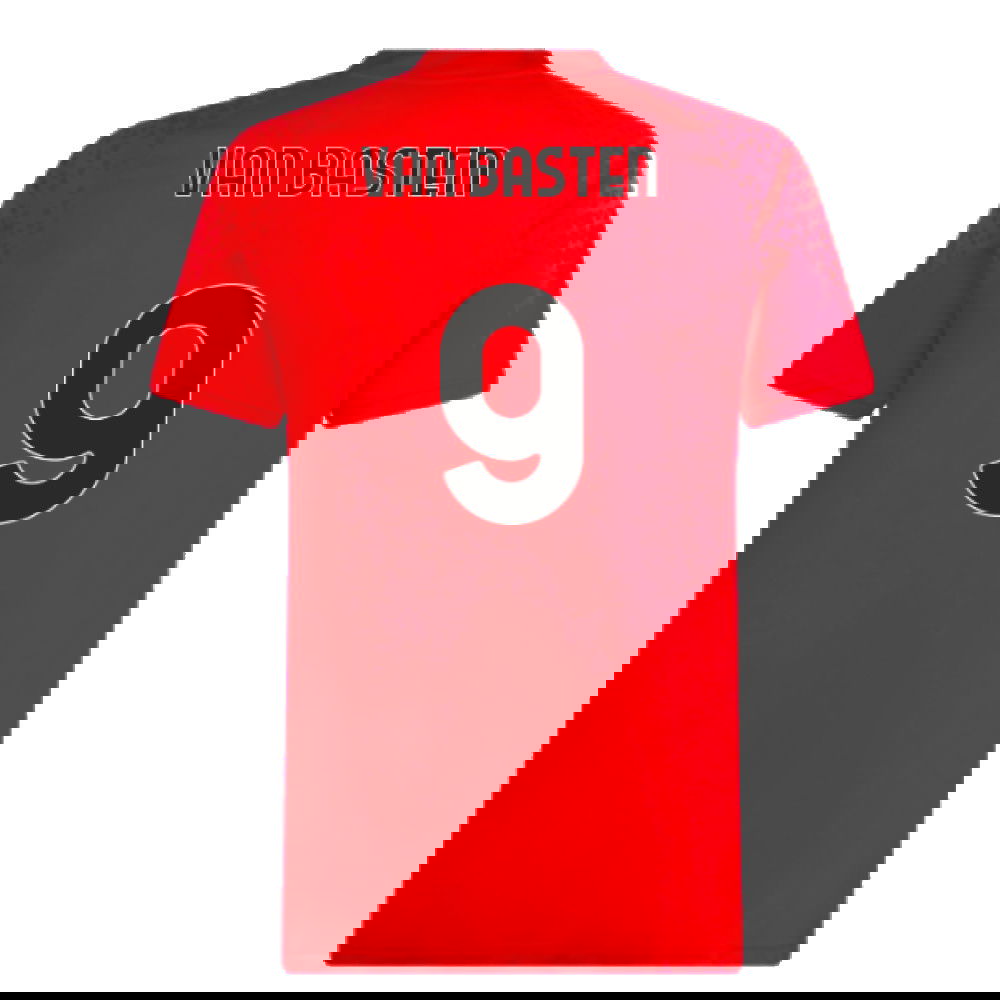 2023-2024 AC Milan Training Jersey (Red) (Van Basten 9)