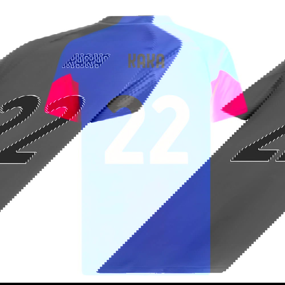 2023-2024 AC Milan Training Jersey (Royal Sapphire) (Kaka 22)