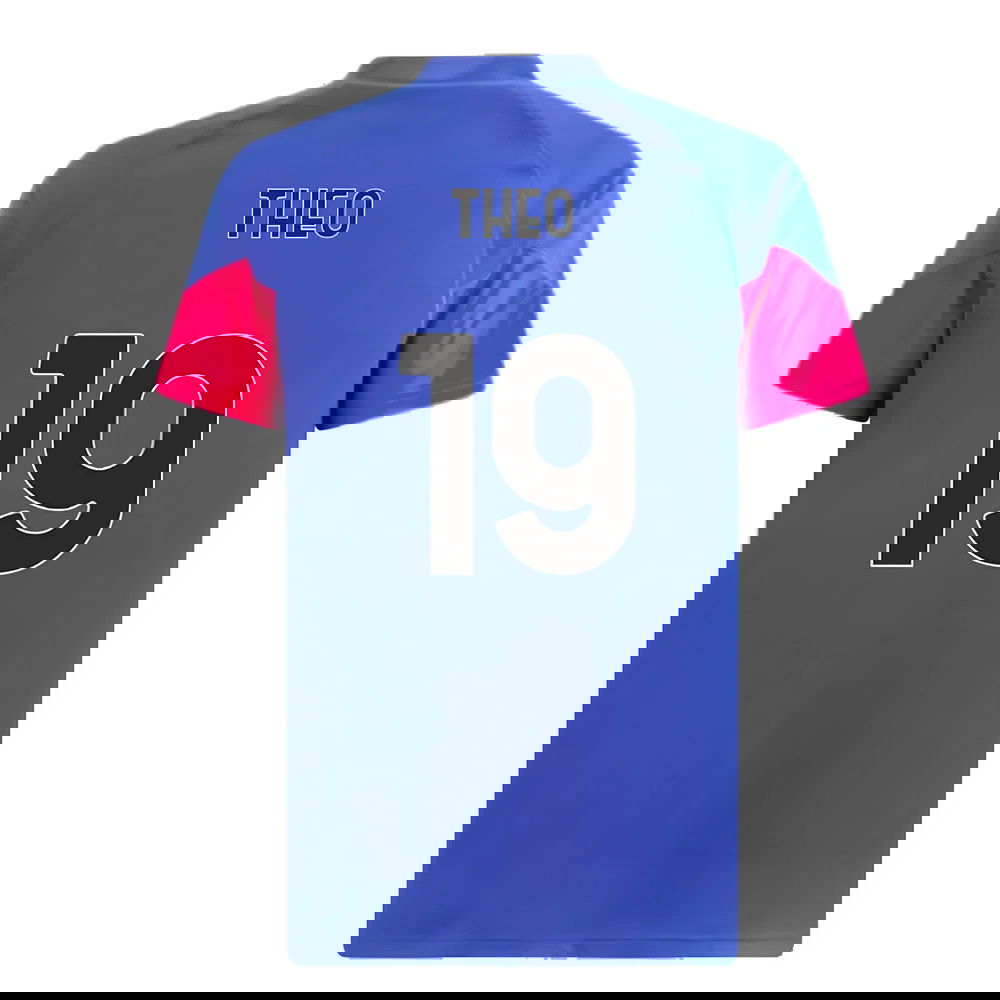 2023-2024 AC Milan Training Jersey (Royal Sapphire) (Theo 19)